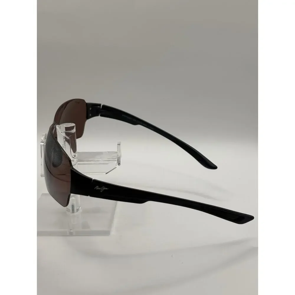 Maui Jim Night Dive MJ521-03M Brown Shield Sunglasses Made in Japan